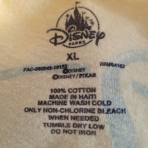 Disney Parks Exclusive Dinoco Graphic Yellow T-Shirt - Picture 9 of 9